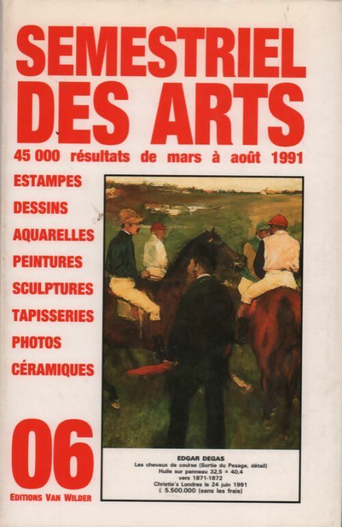 Le semestriel des arts Tome VI - Collectif - Livre