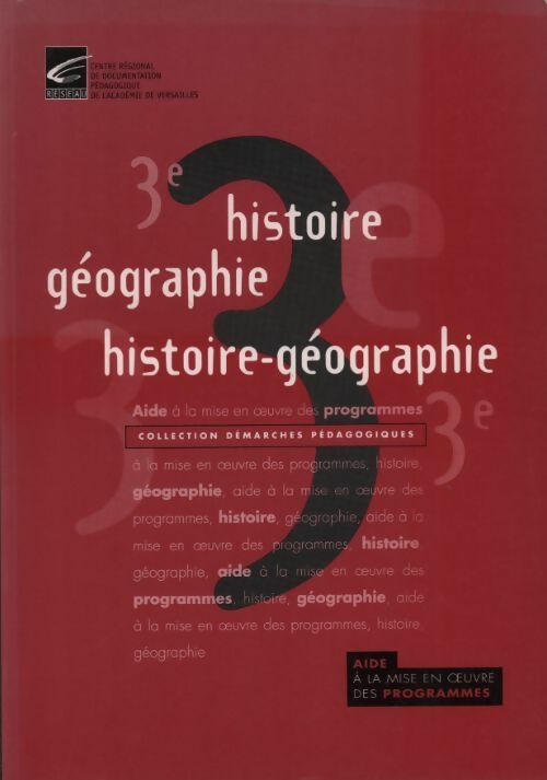 Histoire géographie 3e - Collectif - Livre