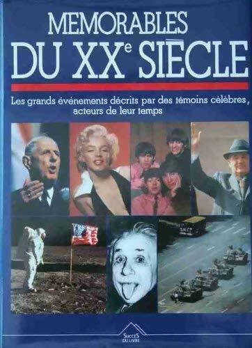 Mémorables du XXe siècle - Jean-François Colosimo - Livre