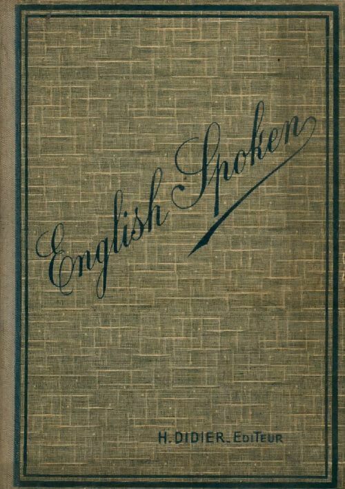 English spoken - Collectif - Livre