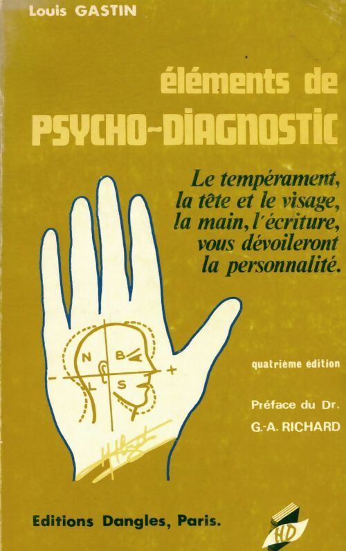 Eléments de psycho-diagnostic - Louis Gastin - Livre
