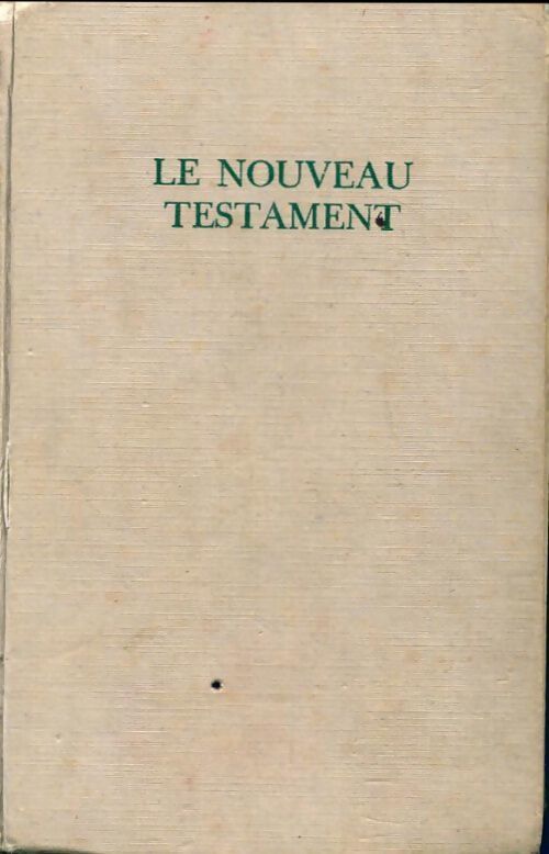 Le nouveau testament - Père Buzy - Livre