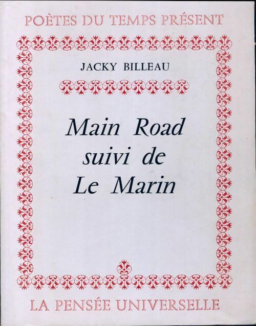 Main road / Le marin - Jacky Billeau - Livre