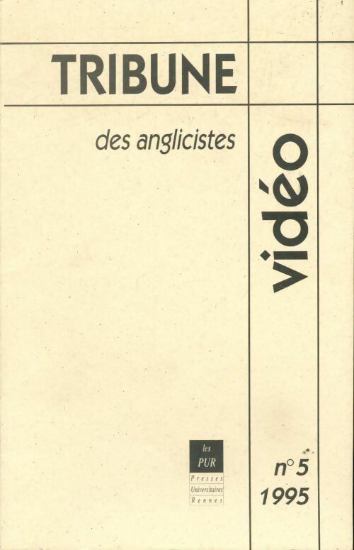 Tribune vidéo des anglicistes n°5 - Collectif - Livre