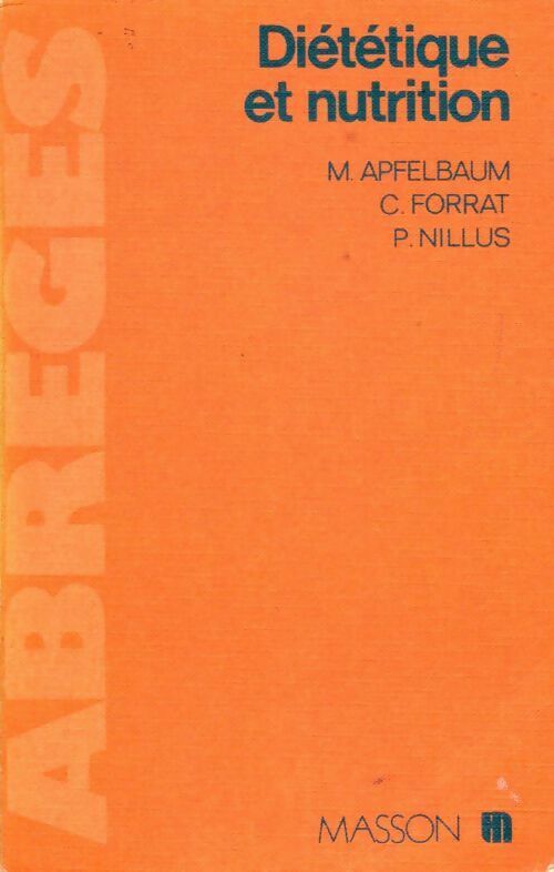 Diététique et nutrition - Marian Apfelbaum - Livre