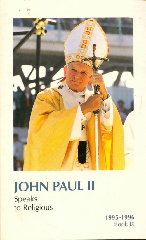 Speaks to religious book IX - John Paul II - Livre