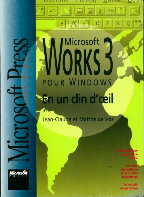 Works 3 pour Windows en un clin d'oeil - Jean-Claude De Vos, Maïthé De Vos - Livre