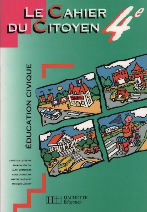 Le cahier du citoyen 4e livre du professeur - Christian Defebvre - Livre