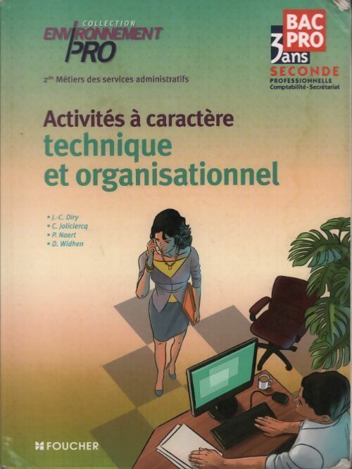 Activités à caractère technique et organisationnel - Jean-Charles Diry - Livre