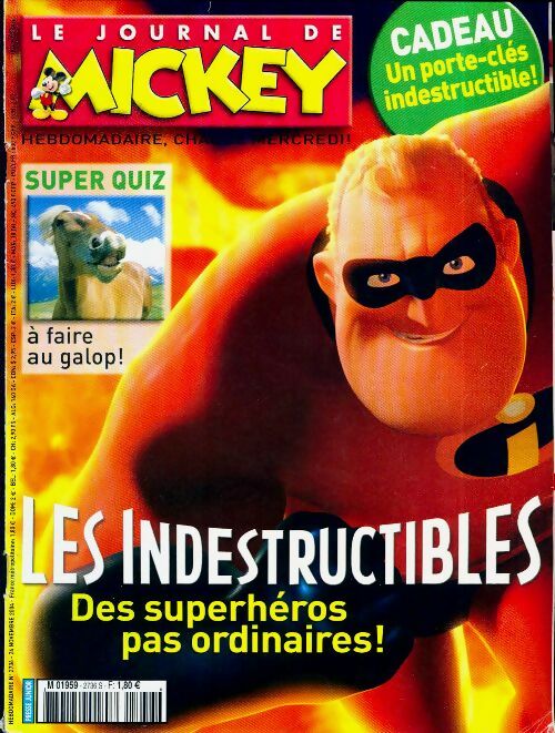 Le journal de Mickey n°2736 : Les indestructibles - Collectif - Livre