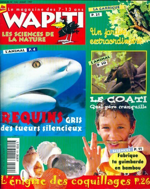 Wapiti n°124 : Requins - Collectif - Livre