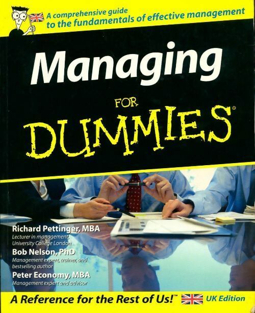 Managing for dummies - Richard Pettinger - Livre