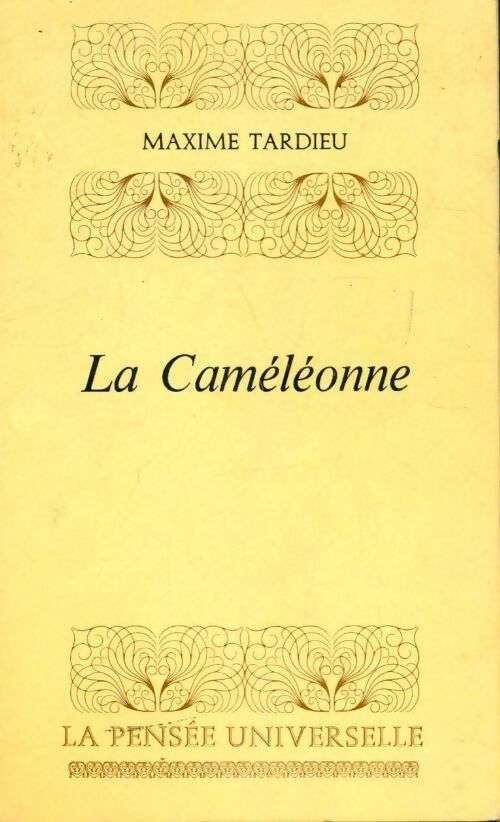 La caméléonne - Maxime Tardieu - Livre