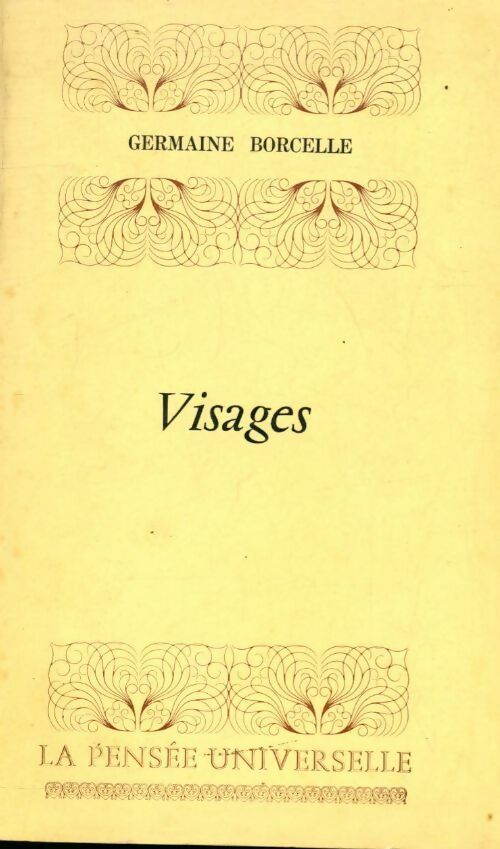Visages - Germaine Borcelle - Livre