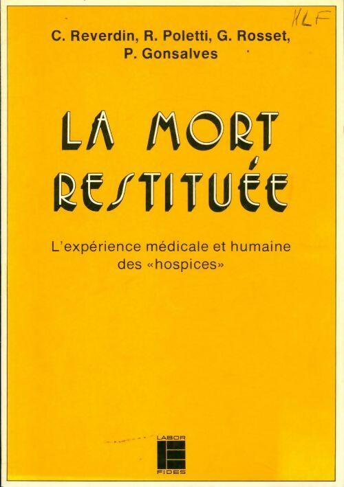 La mort restituée - Collectif - Livre