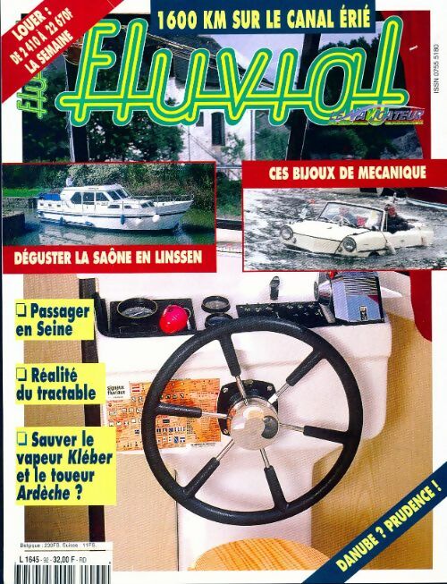 Fluvial n°92 : 1600 km sur le canal Erié - Collectif - Livre