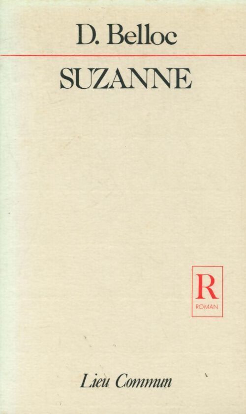 Suzanne - D. (Denis) Belloc - Livre