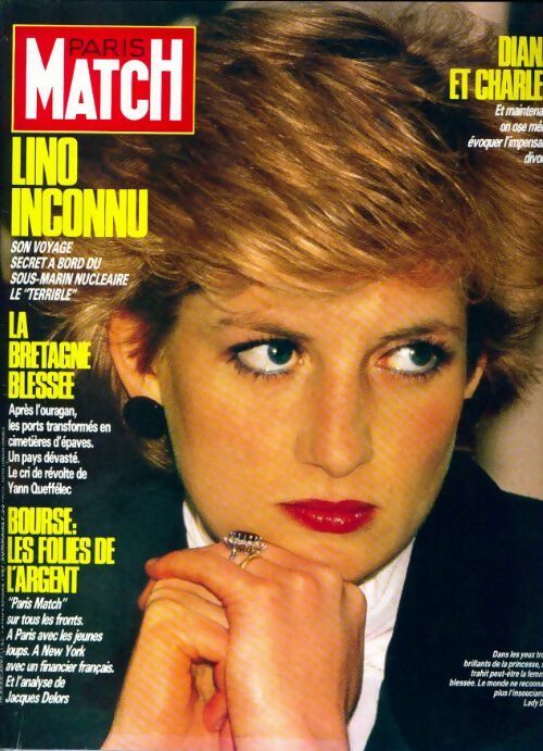 Paris Match n°2007 : Diana/ Lino Inconnu / Le port de Concarneau - Collectif - Livre
