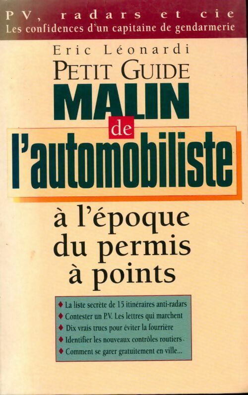 Petit guide malin de l'automobiliste - Eric Léonardi - Livre