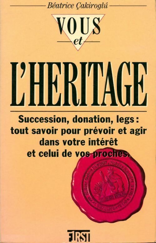 Vous et l'héritage - Cakiroglu B - Livre