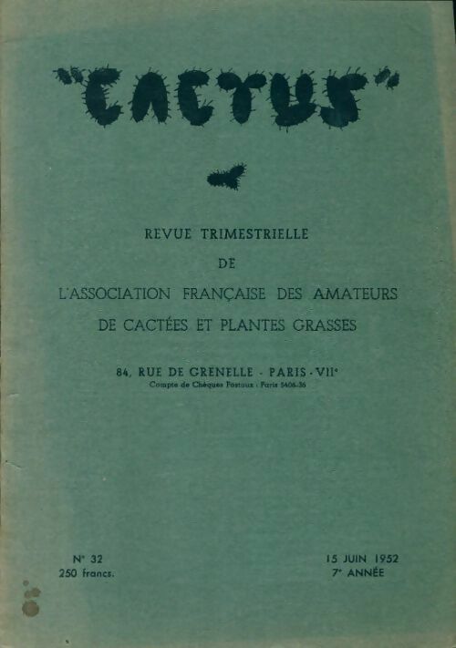 Cactus n°32 - Collectif - Livre