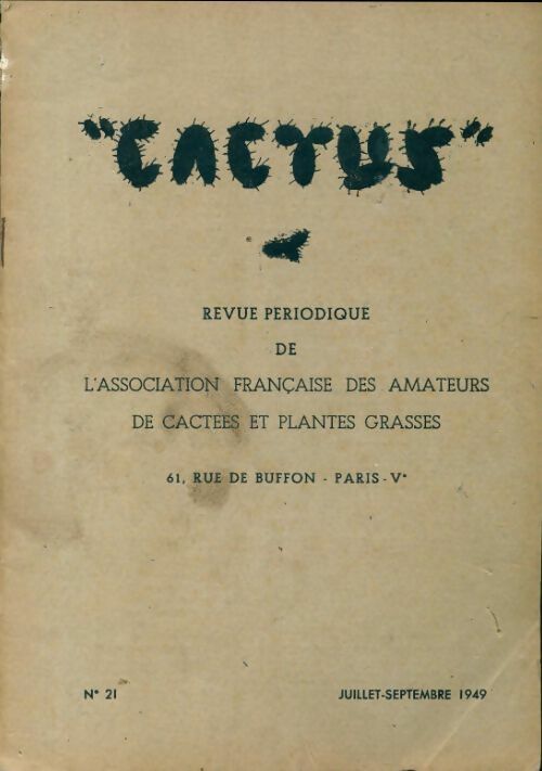 Cactus n°21 - Collectif - Livre