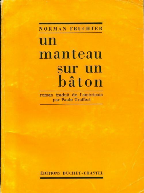Un manteau sur un bâton - Norman Fruchter - Livre