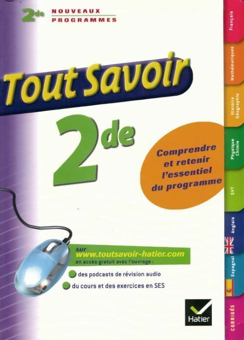 Toutes les matières Seconde. Nouveaux programmes - Louise Taquechel - Livre