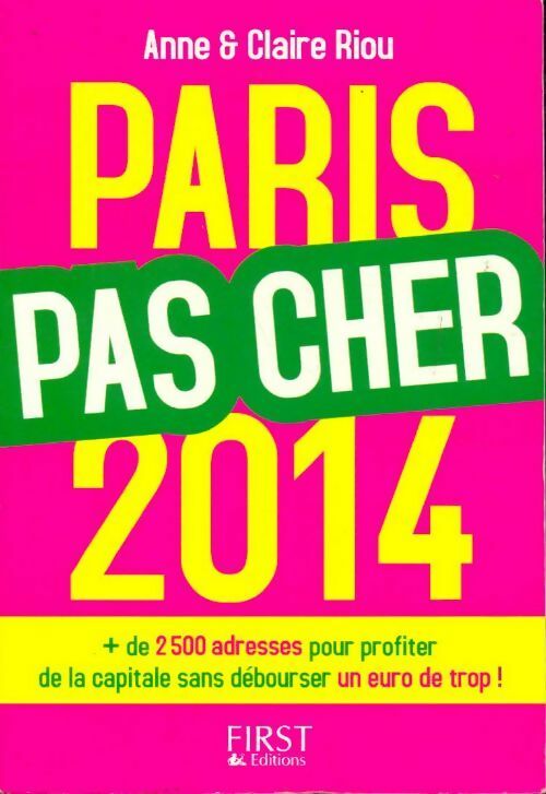 Paris pas cher 2014 - Claire Riou - Livre