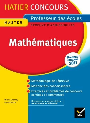 Mathématiques épreuves écrite d'admissibilité. Concours de professeur des écoles - Collectif - Livre