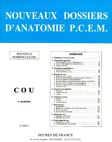 Cou - A. Mambrini - Livre