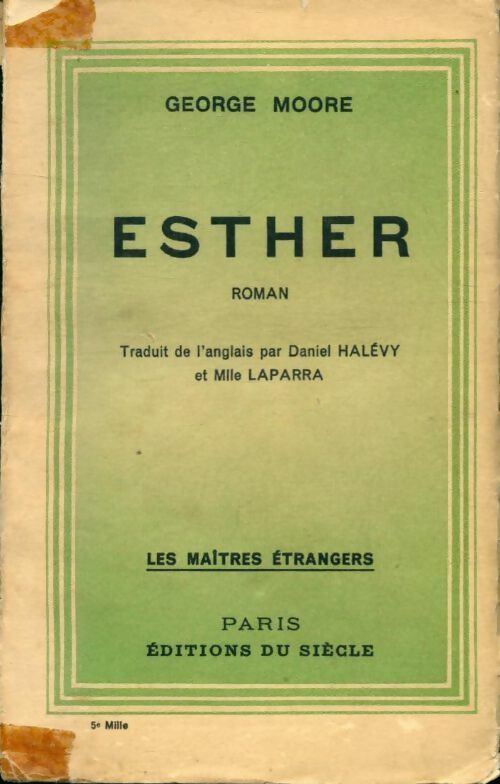 Esther - George Moore - Livre