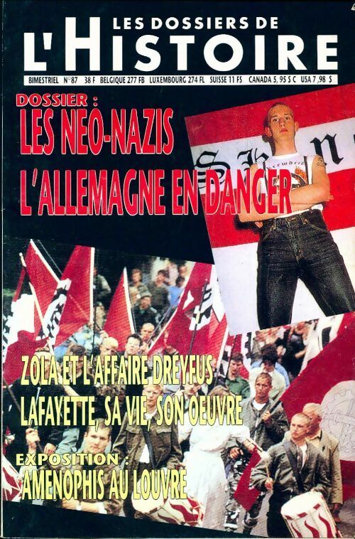 Les dossiers de l'histoire n°87 : Les néo-nazis - Collectif - Livre