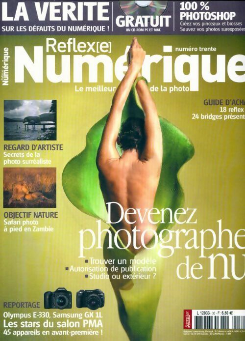 Reflex[e] numérique n°30 : Devenez photographe de nu - Collectif - Livre