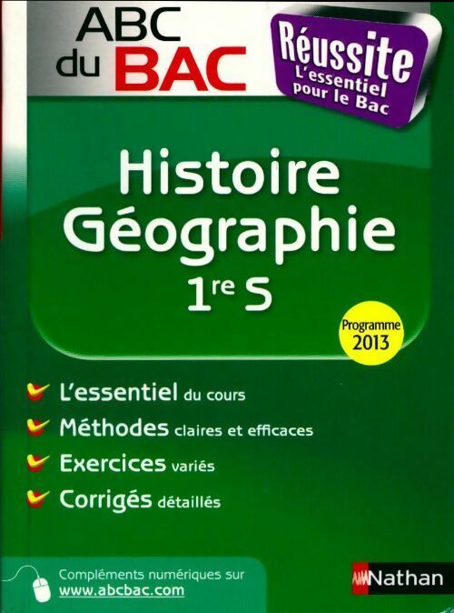 Histoire-géographie 1ère S - Georges Riggi - Livre