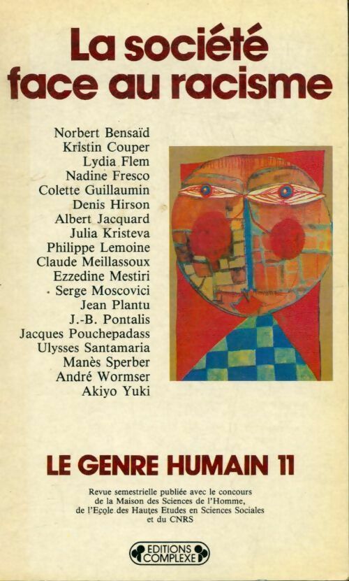Le genre humain n° 11 : La société face au racisme - Collectif - Livre