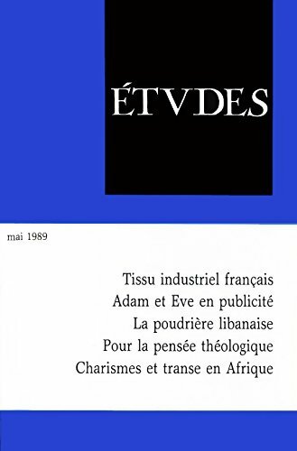Etudes n°370-5 - Collectif - Livre