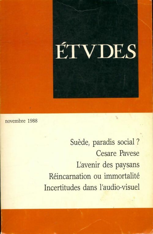 Etudes n°369-5 - Collectif - Livre