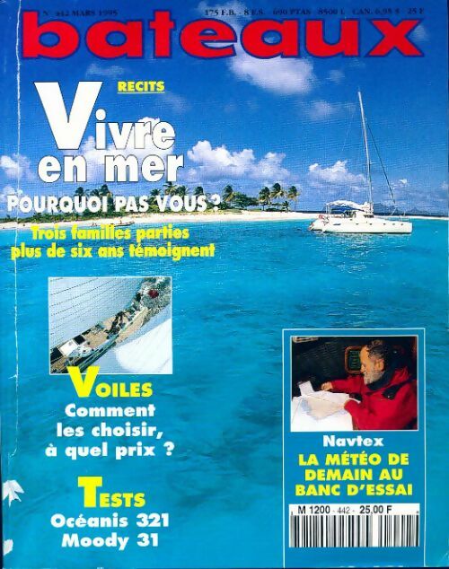 Bateaux n°442 : Vivre en mer - Collectif - Livre
