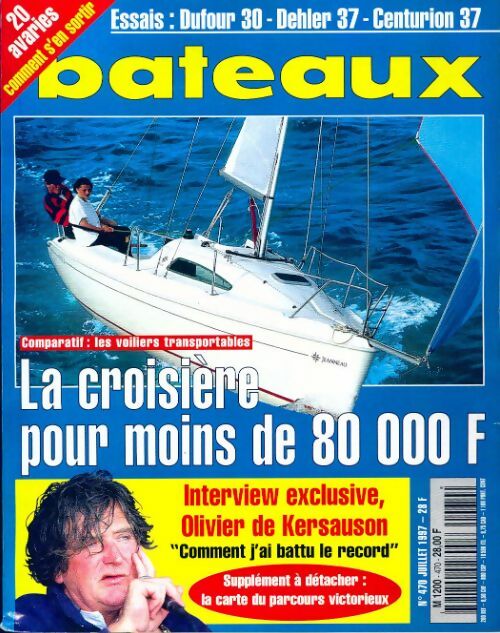 Bateaux n°470 : La croisière pour moins de 80 000F - Collectif - Livre
