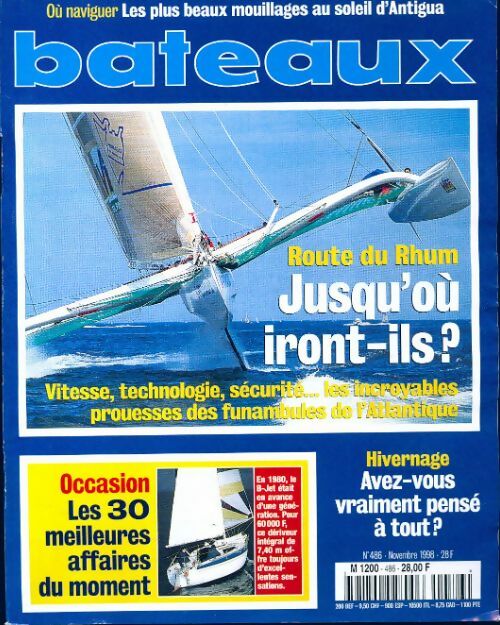Bateaux n°486 : Route du Rhum. Jusqu'où iront-ils - Collectif - Livre