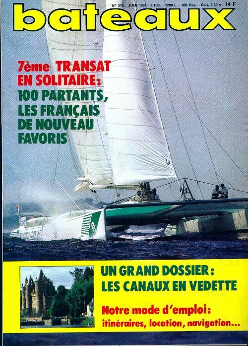 Bateaux n°313 : 7ème transat en solitaire - Collectif - Livre