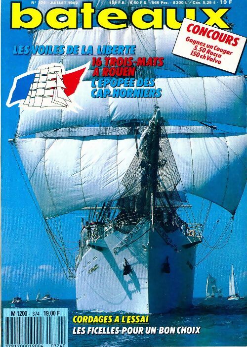 Bateaux n°374 : Les voiles de la liberté - Collectif - Livre