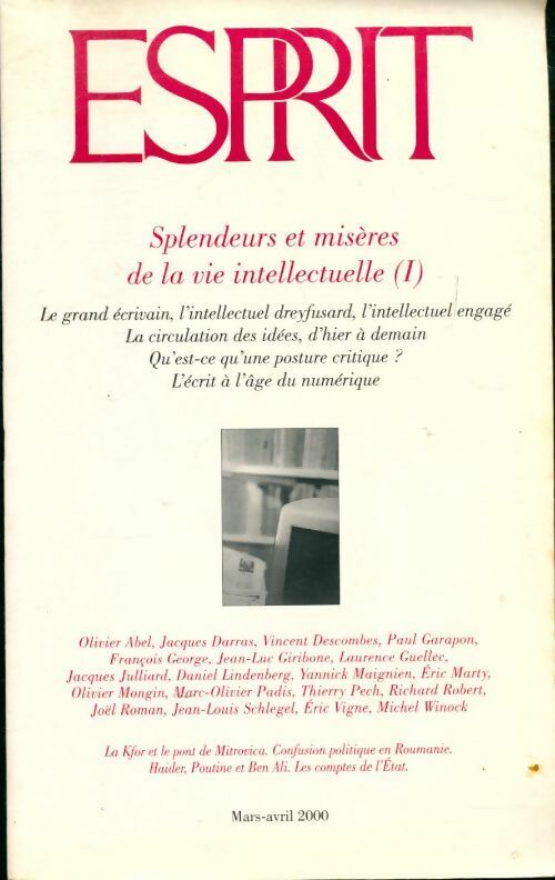 Esprit n°3 - Collectif - Livre