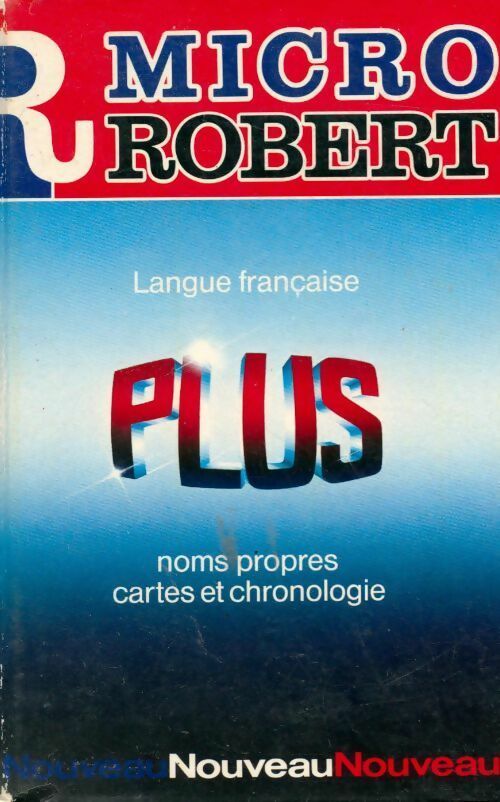 Le micro-Robert plus - Alain Rey - Livre