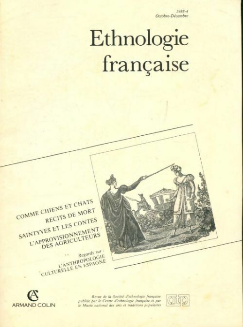 Ethnologie française n°1988-4 - Collectif - Livre