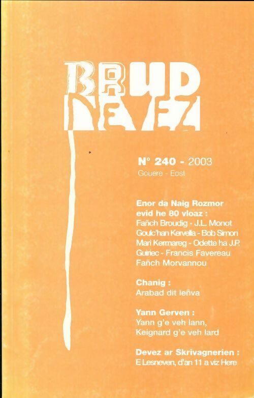 Brud nevez n°240 - Collectif - Livre