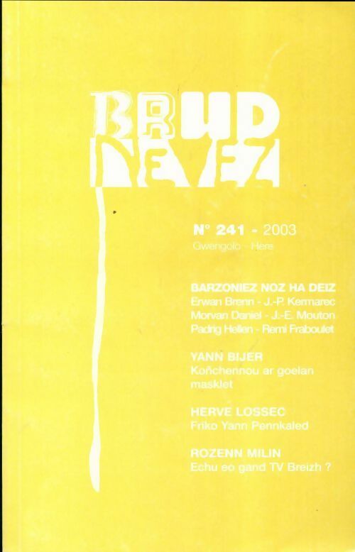Brud nevez n°241 - Collectif - Livre