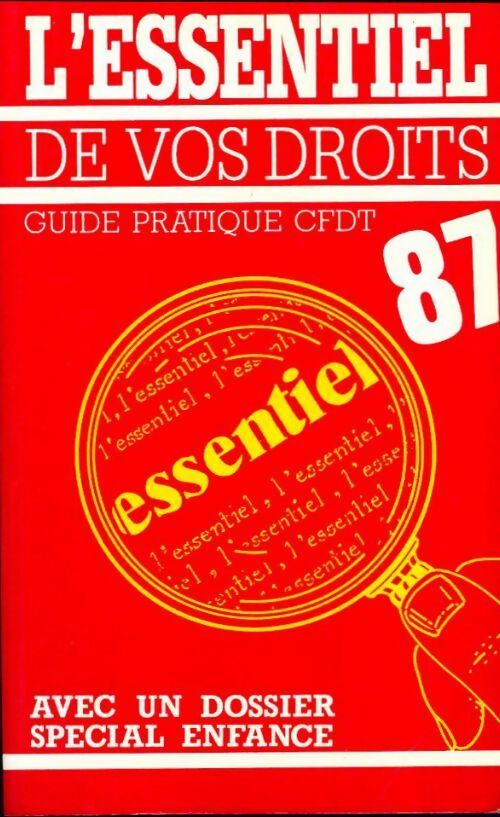 L'essentiel de vos droits 1987 - Collectif - Livre