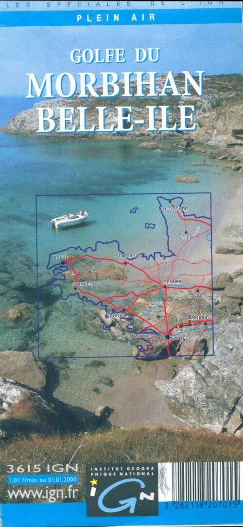 Carte de randonnée : Golfe du Morbihan - belle-Île - Collectif - Livre
